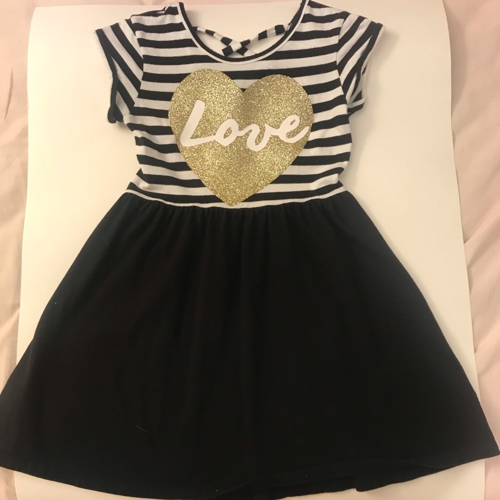 Total Girl Love Sparkle causal dress